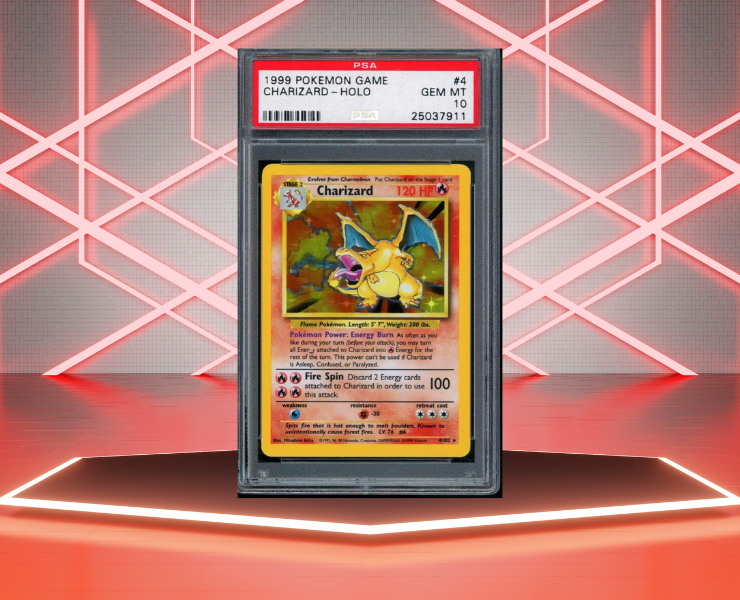 Artwork digitale by Federic | Contest Charizard Holo Set Base PSA 10