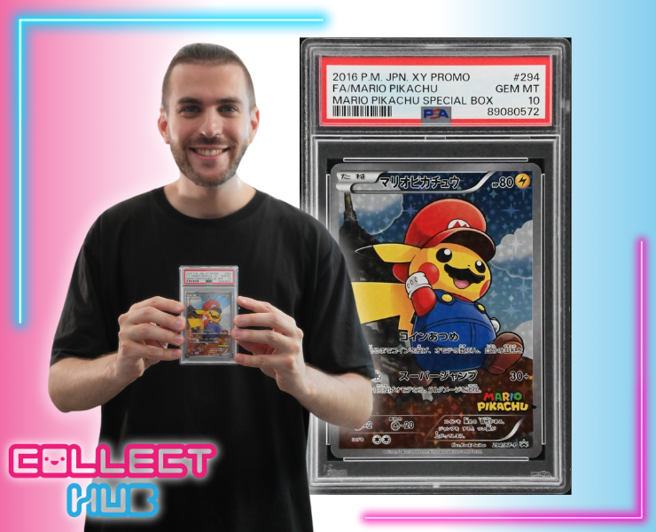 Artwork digitale by Federic | Contest Mario Pikachu PSA 10